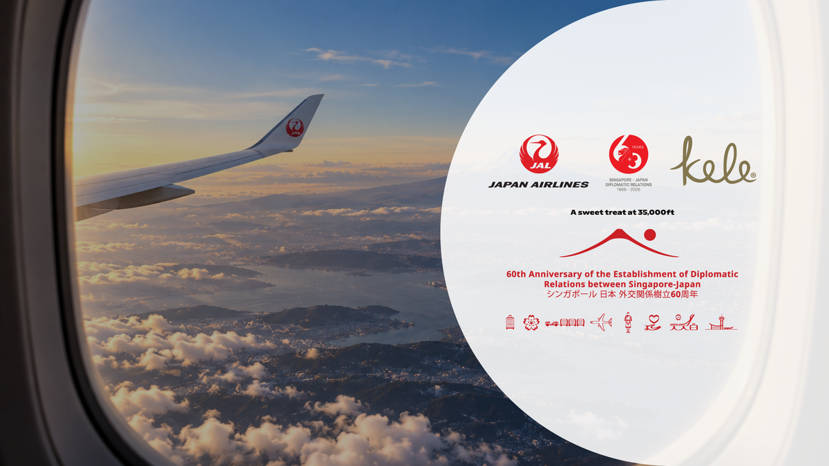 From Singapore to the Skies: Kele Takes Flight with Japan Airlines シンガポールから空へ: Kele , 日本航空と共に飛び立つ