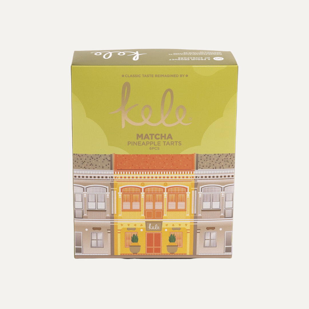 Peranakan Souvenir Box - Matcha Pineapple Tarts
