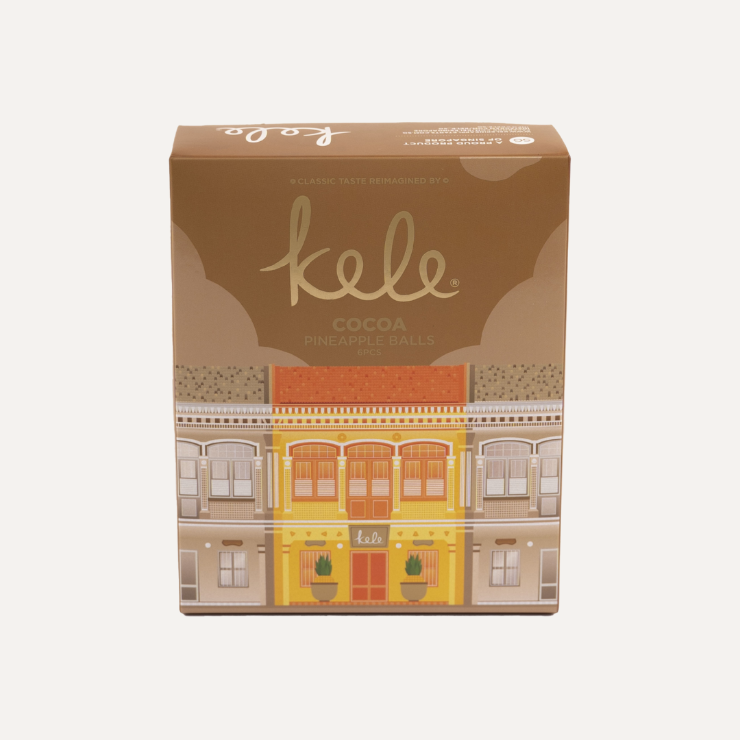 Peranakan Souvenir Box - Cocoa Pineapple Balls