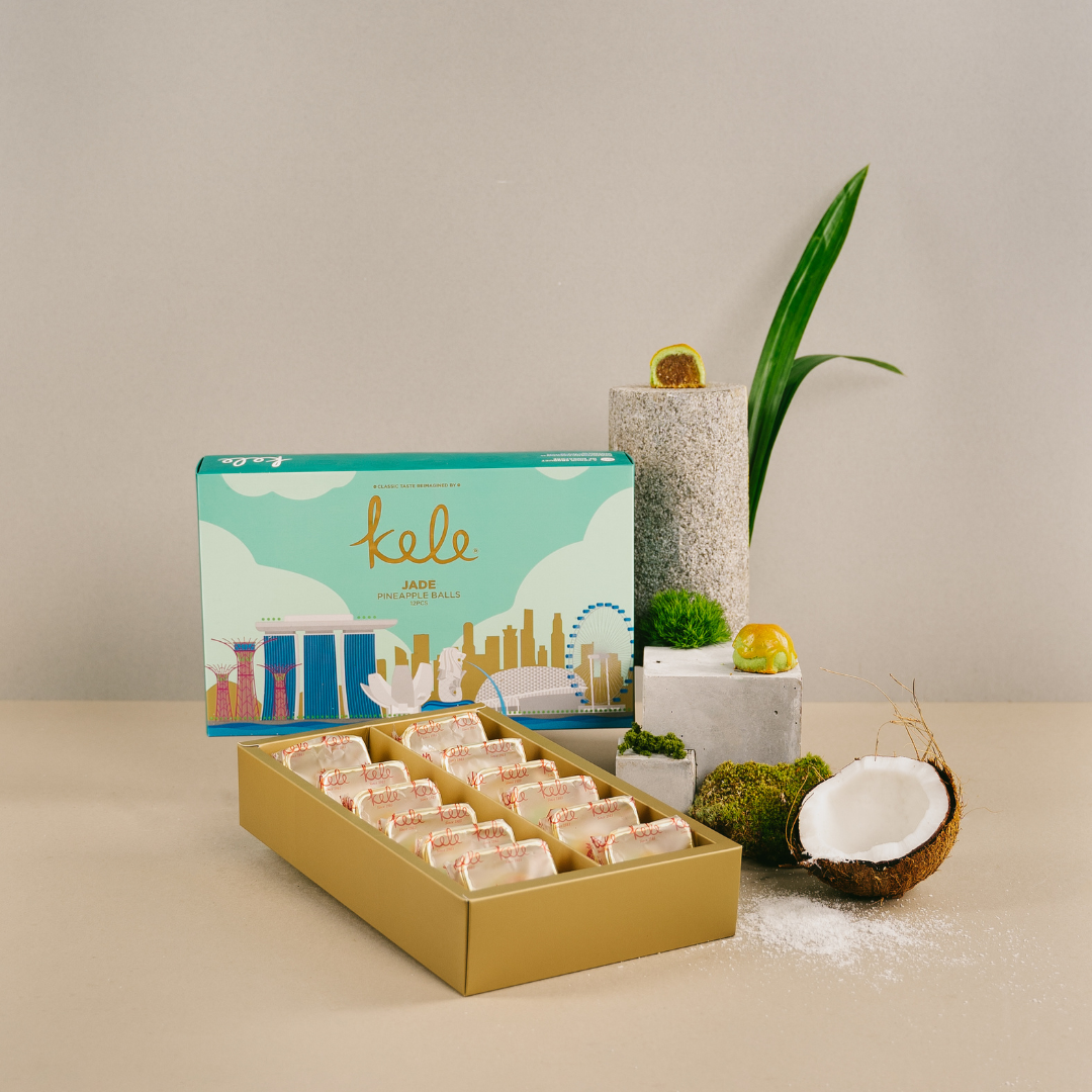 Skyline Souvenir Box - Jade Pineapple Balls