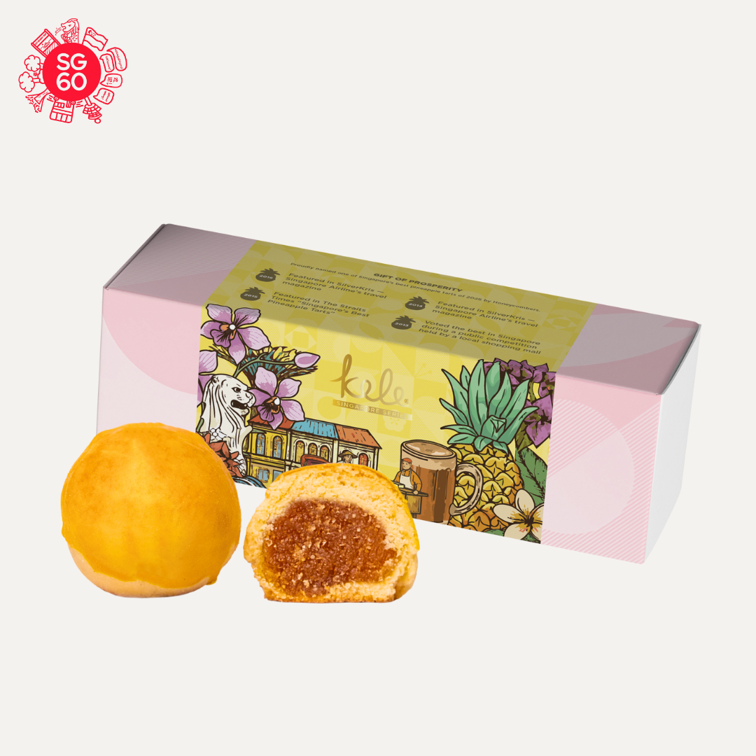 Teh Tarik Pineapple Balls (SG60 Singapore series) - 3pc pack