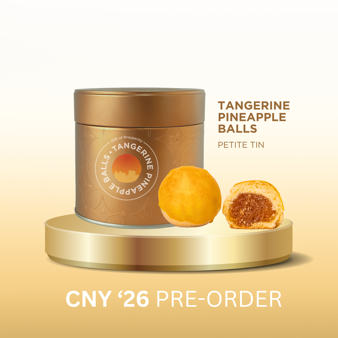 KELE CNY '26 PRE-ORDER : Tangerine Pineapple Balls (New Petite Tin!)