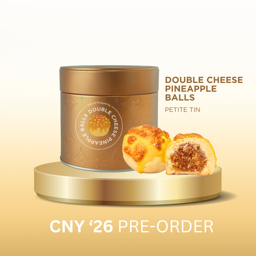 KELE CNY '26 PRE-ORDER : Double Cheese Pineapple Balls (New Petite Tin!)