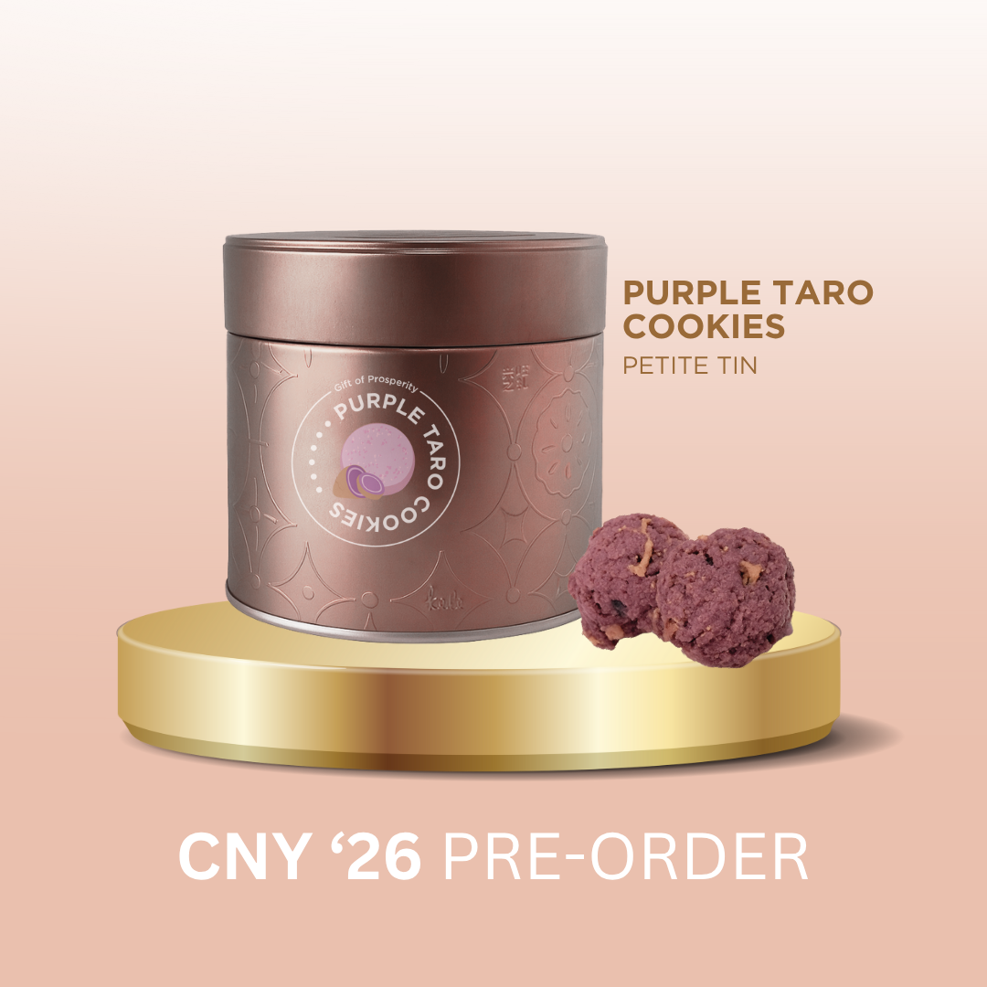 KELE CNY '26 PRE-ORDER : Purple Taro Cookies (New Petite Tin!)