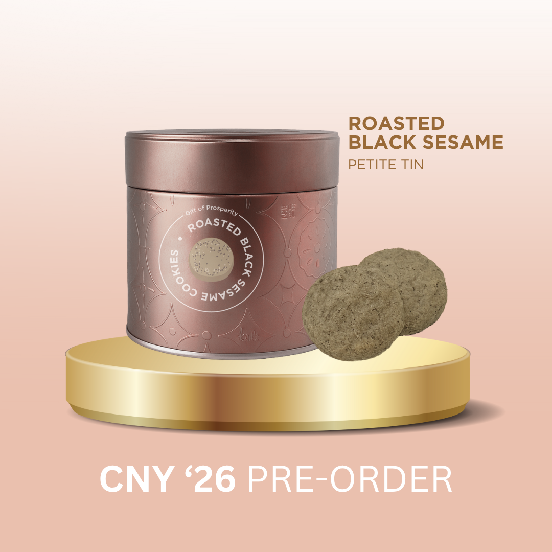 KELE CNY '26 PRE-ORDER : Roasted Black Sesame (New Petite Tin!)