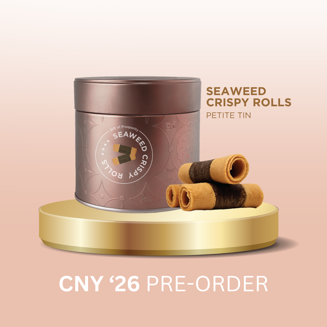 KELE CNY '26 PRE-ORDER : SEA WEED CRISPY ROLLS (New Petite Tin!)