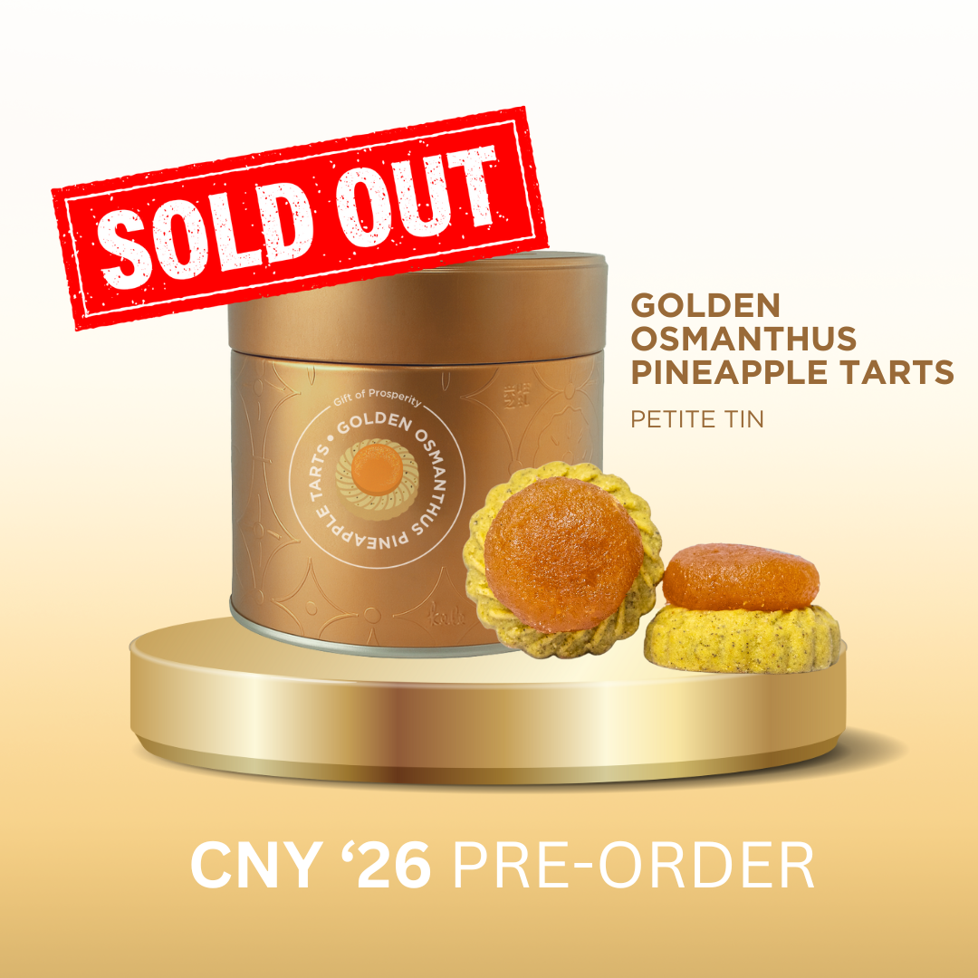 KELE CNY '26 PRE-ORDER : Golden Osmanthus Tarts (New Petite Tin!)