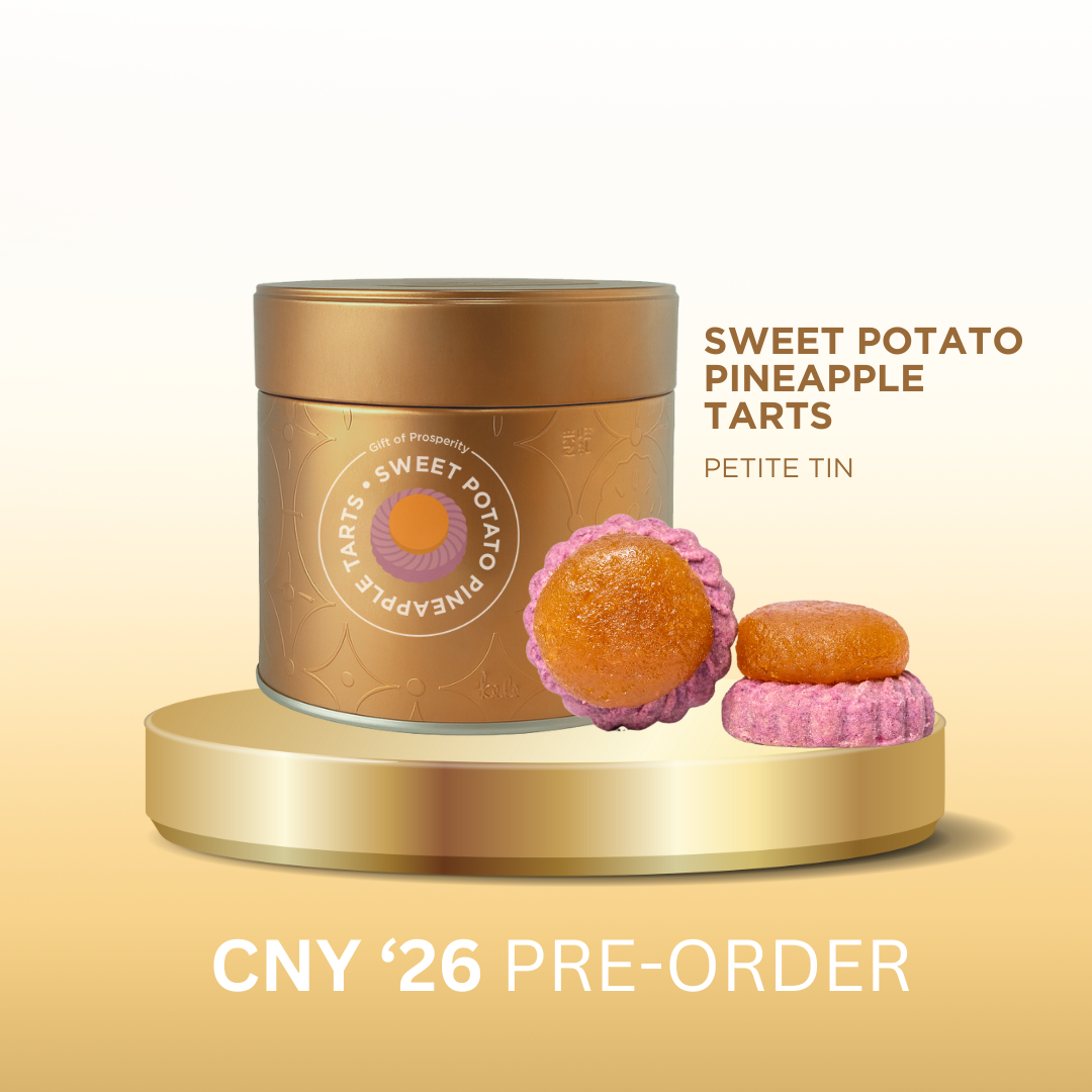 KELE CNY '26 PRE-ORDER : Sweet Potato Pineapple Tarts (New Petite Tin!)