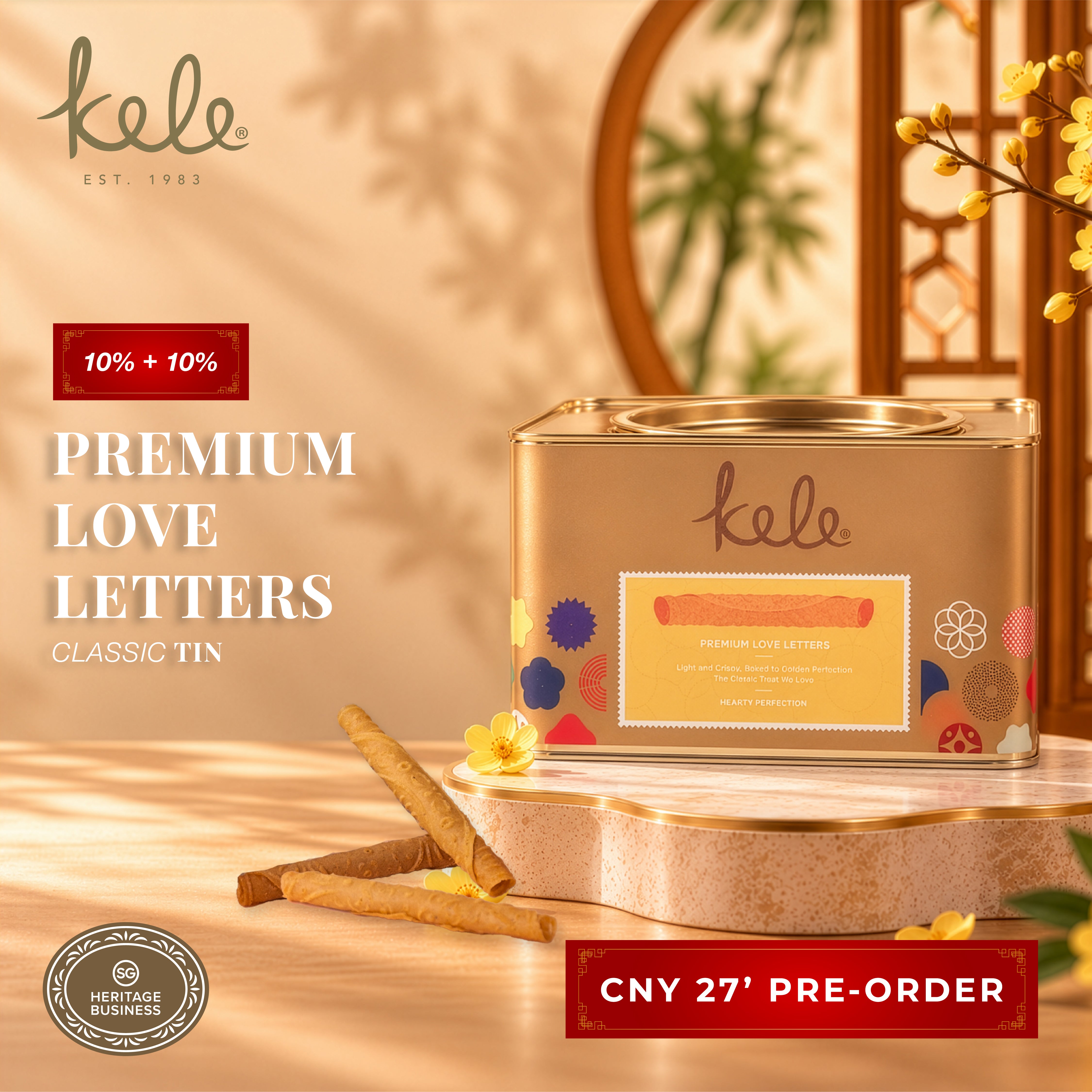 CNY 27' PRE-ORDER : Premium Love Letters (Classic Tin)