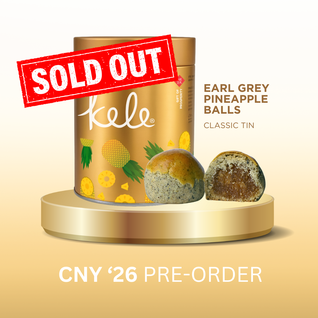 KELE CNY '26 PRE-ORDER : Earl Grey Pineapple Balls