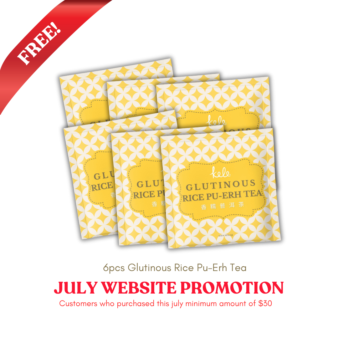 GWP JULY PROMO : Glutinous Rice Pu-Erh Tea Gift (6 sachets)
