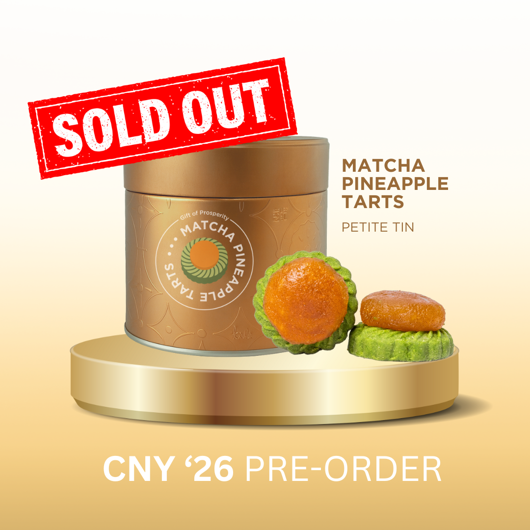 KELE CNY '26 PRE-ORDER : Matcha Pineapple Tarts (New Petite Tin!)