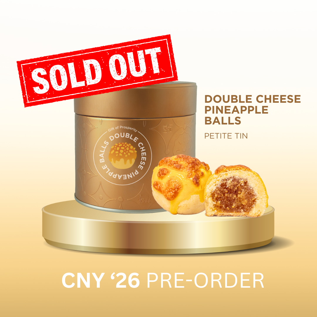 KELE CNY '26 PRE-ORDER : Double Cheese Pineapple Balls (New Petite Tin!)