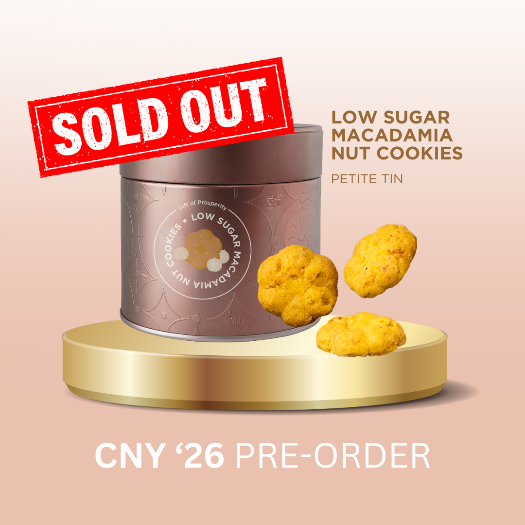 KELE CNY '26 PRE-ORDER : Low Sugar Macadamia Nut (New Petite Tin!)