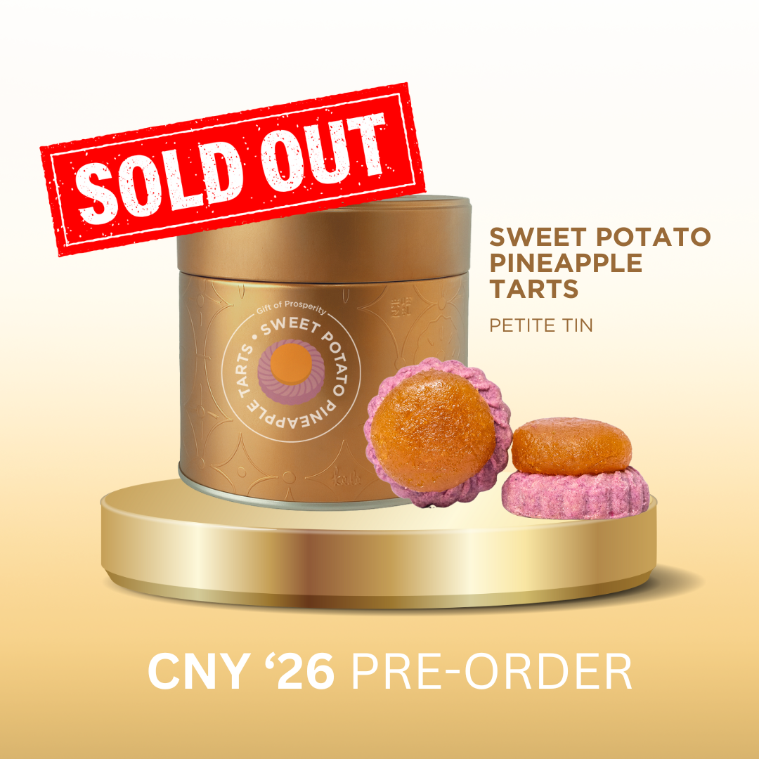 KELE CNY '26 PRE-ORDER : Sweet Potato Pineapple Tarts (New Petite Tin!)
