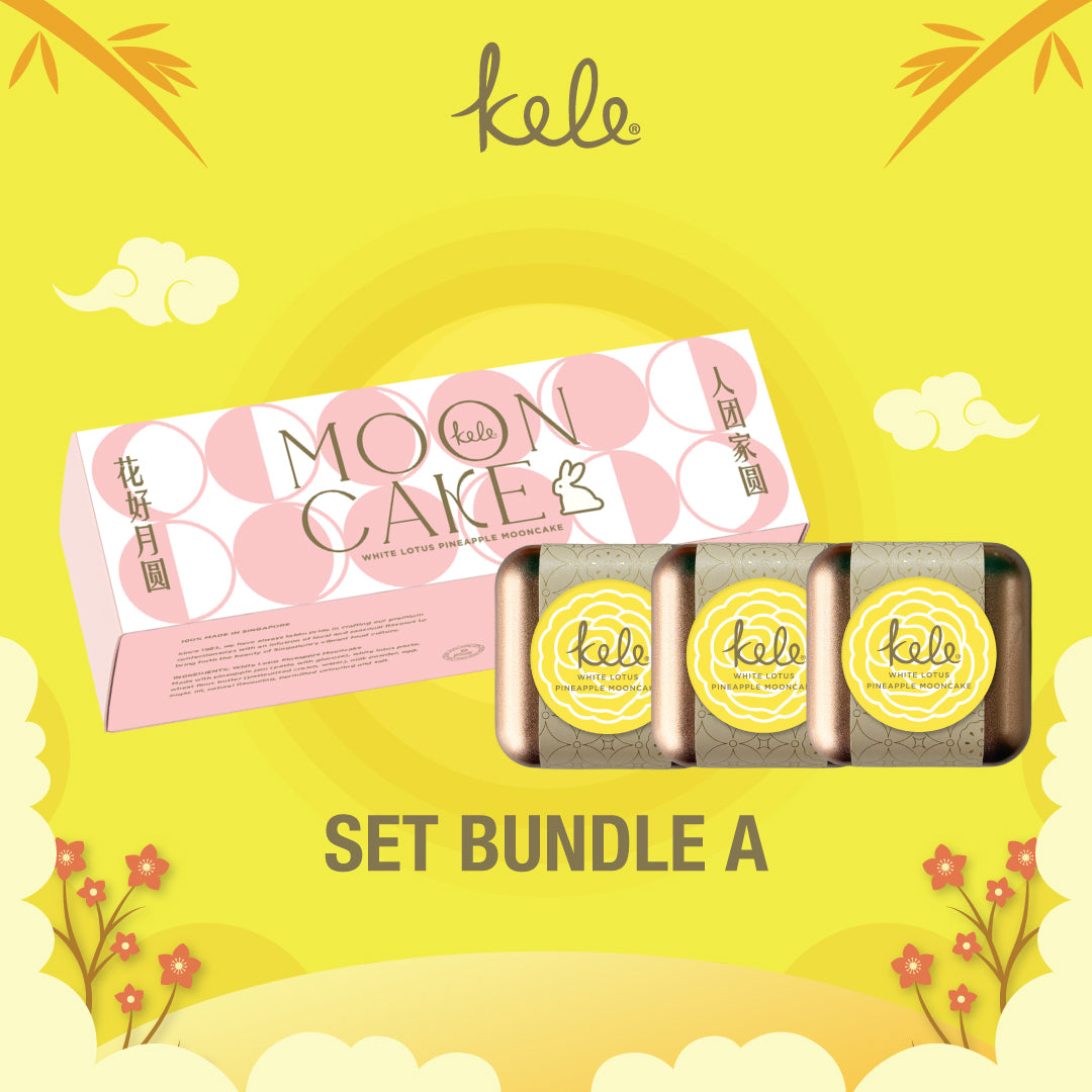 Mooncake Set Bundle A: White Lotus Pineapple Mooncake