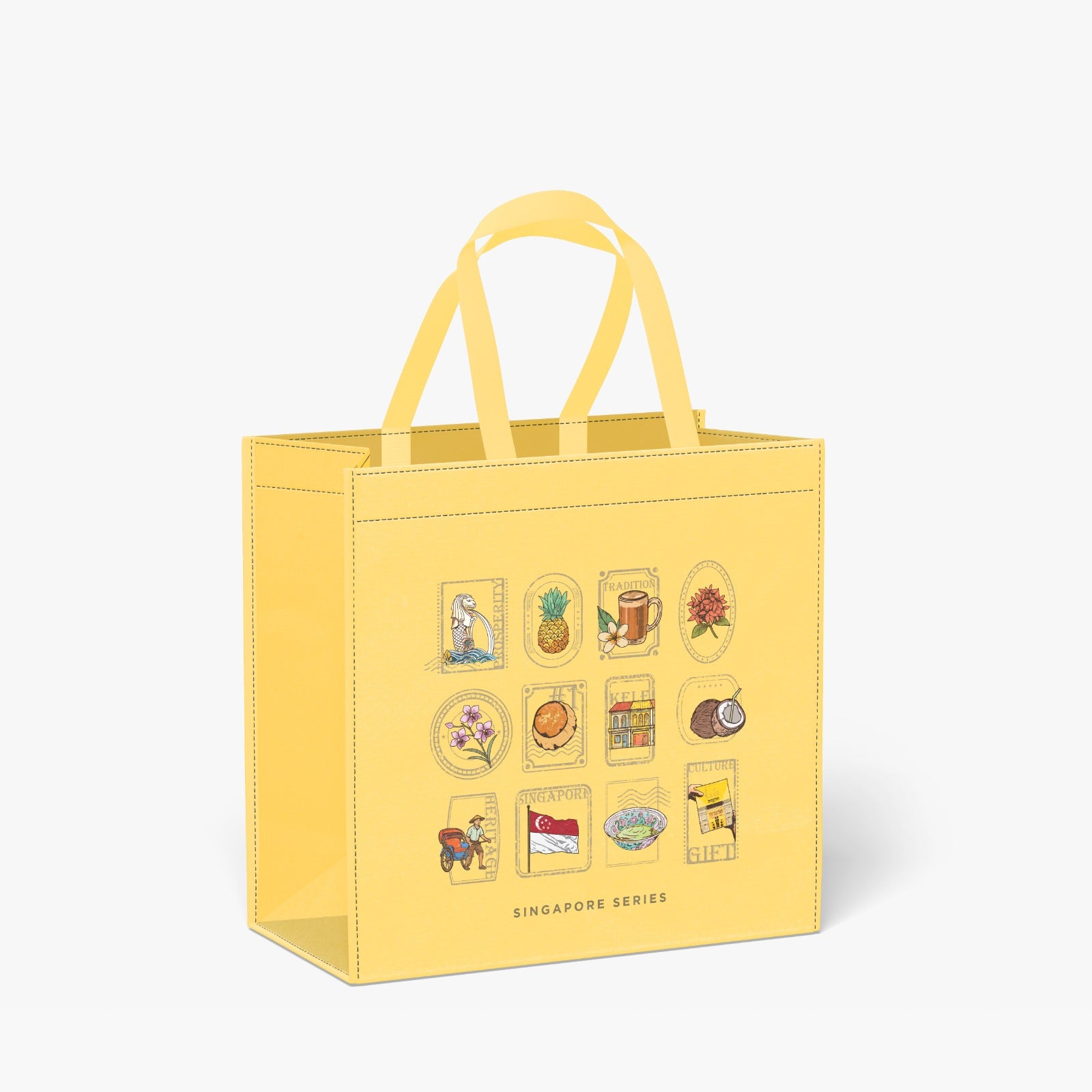 SG60 Yellow Tote Bag