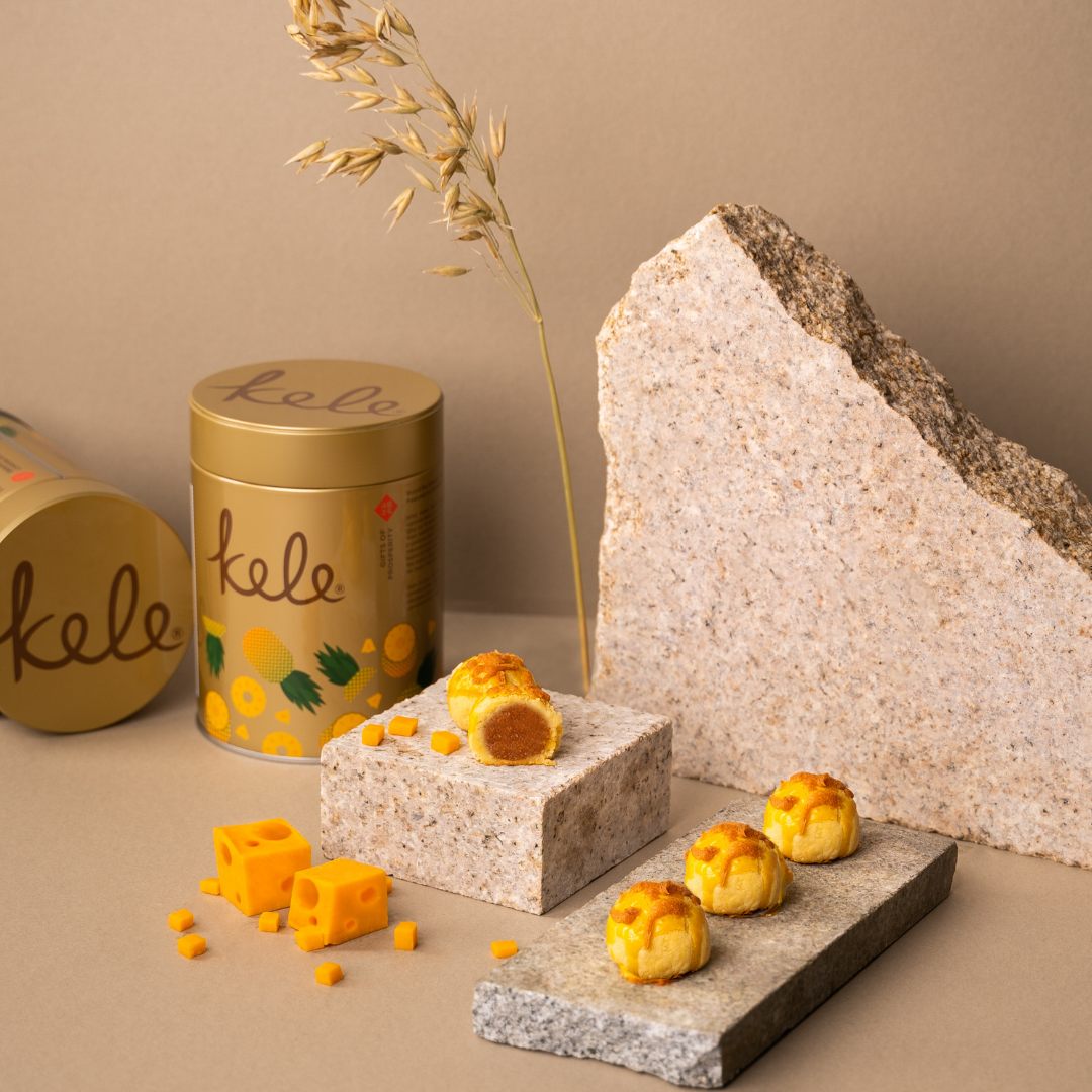 KELE CNY '26 PRE-ORDER : Double Cheese Pineapple Balls (New Petite Tin!)