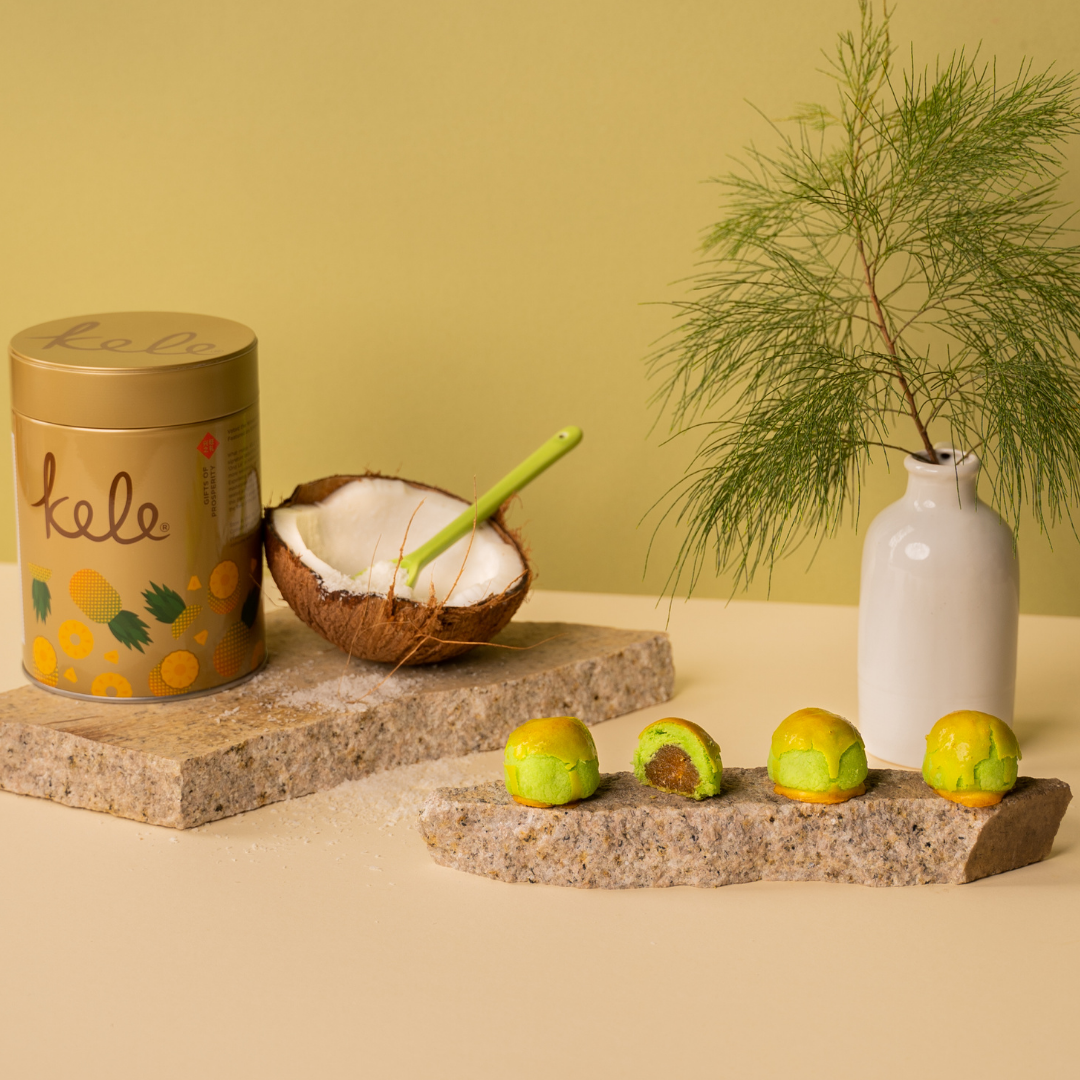 KELE CNY '26 PRE-ORDER : Jade Pineapple Balls (New Petite Tin!)