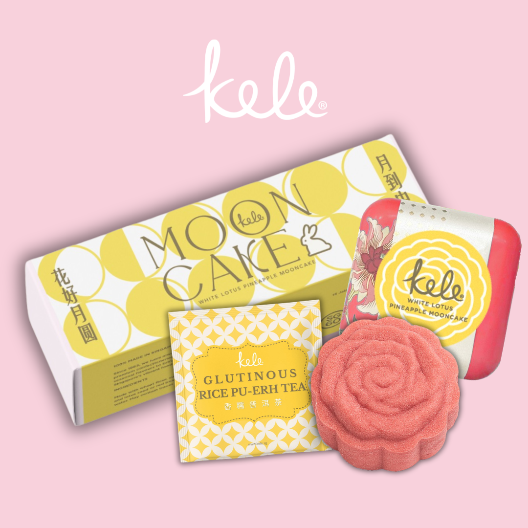 KELE White Lotus Pineapple Mooncake