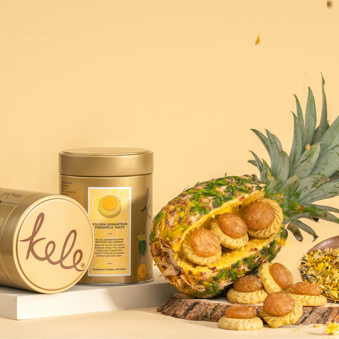 KELE CNY '26 PRE-ORDER : Golden Osmanthus Pineapple Tarts